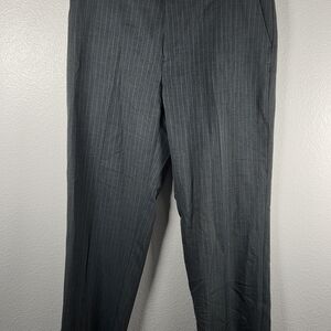 Perry Ellis Gray/Green Pinstripe Trousers